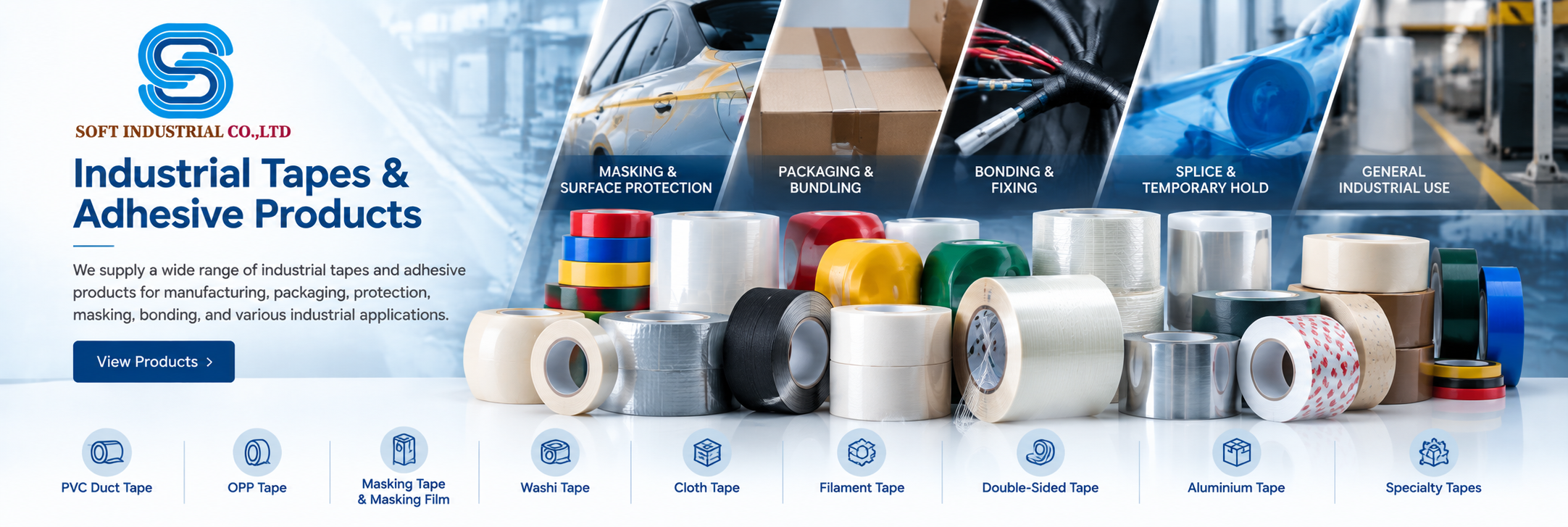 Soft Industrial Thailand – Industrial Tapes and Adhesive Products