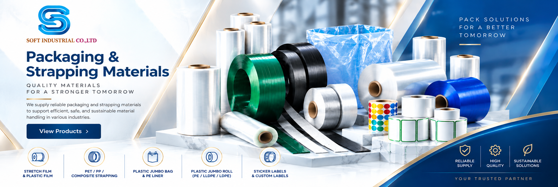 Soft Industrial Thailand – Packaging and Strapping Materials