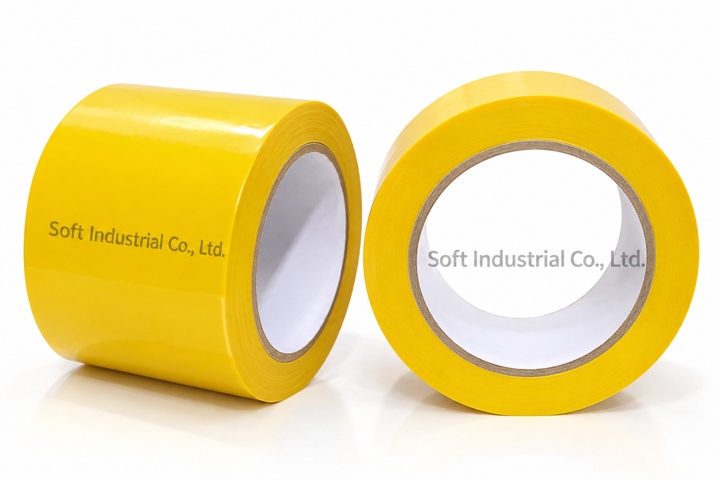 เทปตีเส้นพื้น PVC สำหรับโรงงานและคลังสินค้า Soft Industrial
