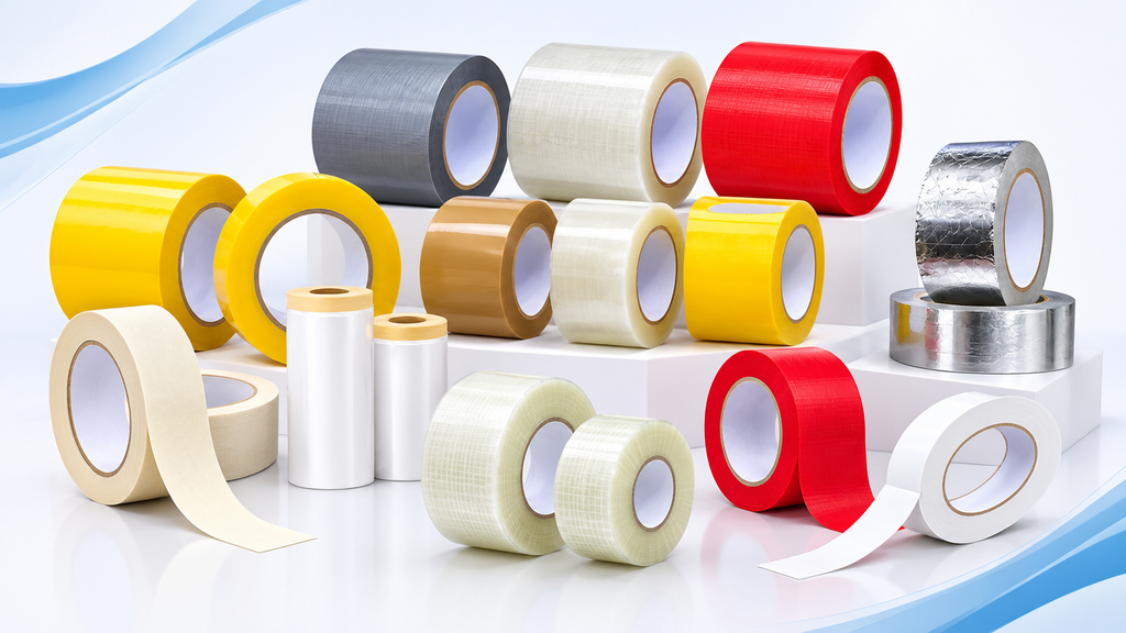 Industrial tapes and adhesive products including masking, duct, filament, double-sided and aluminium foil tapes – Soft Industrial Co., Ltd.